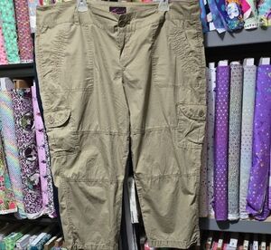 Torrid Khaki Cargo Capris for Women